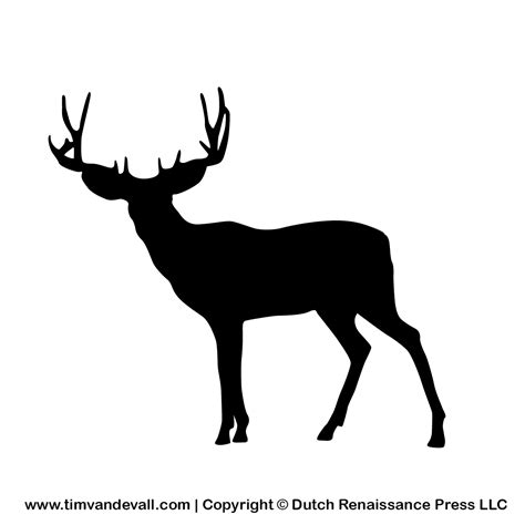 Deer Silhouette Printable