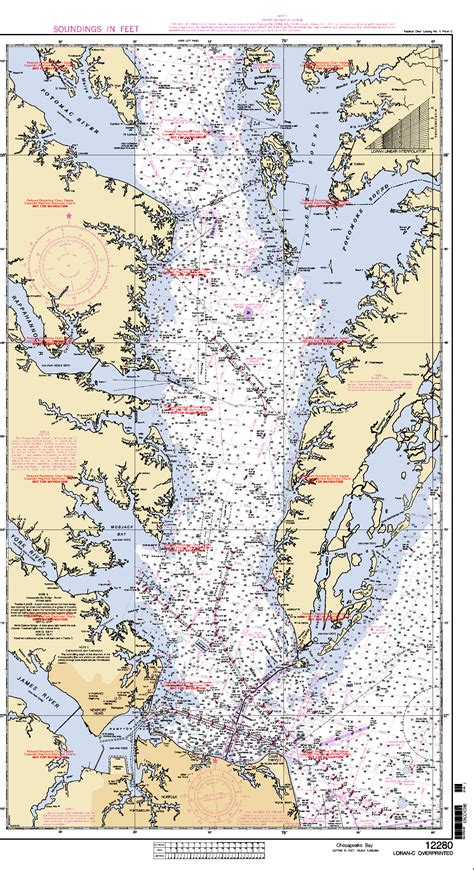 Depth Chart Chesapeake Bay