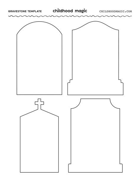Design Gravestone Template