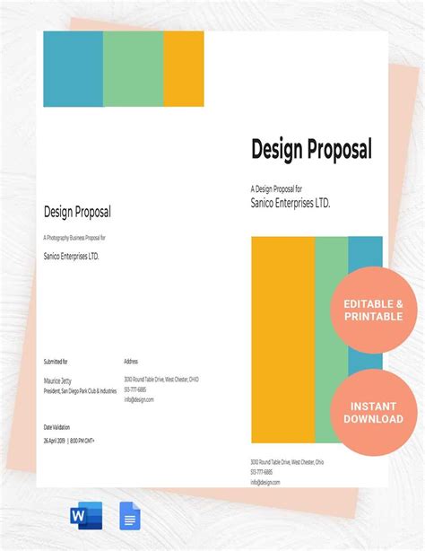 Design Proposal Template