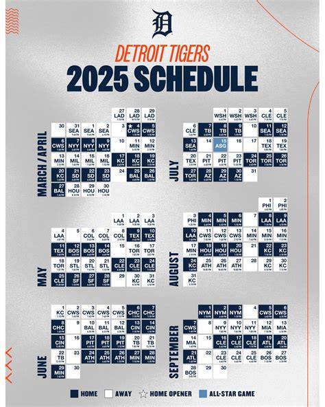 Detroit Tigers Spring Training Schedule 2017 Printable