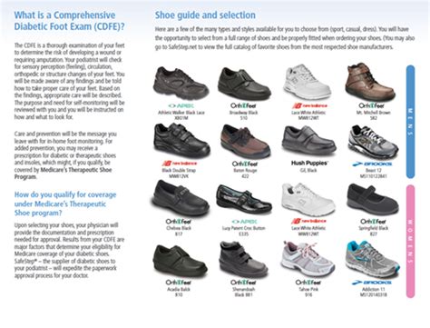 Diabetic Shoe Catalog