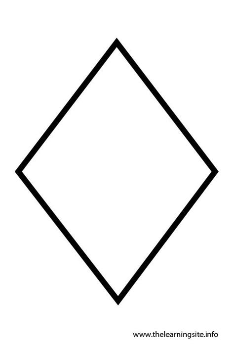 Diamond Shape Template