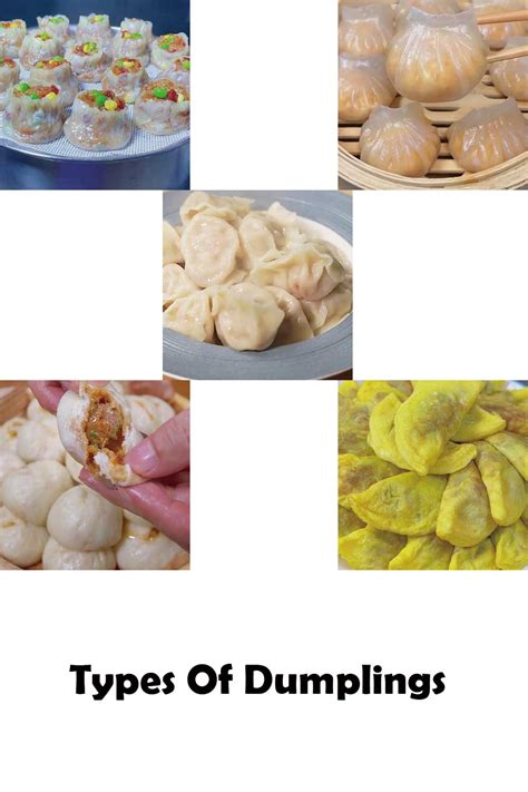 Different Types Of Dumplings Chart