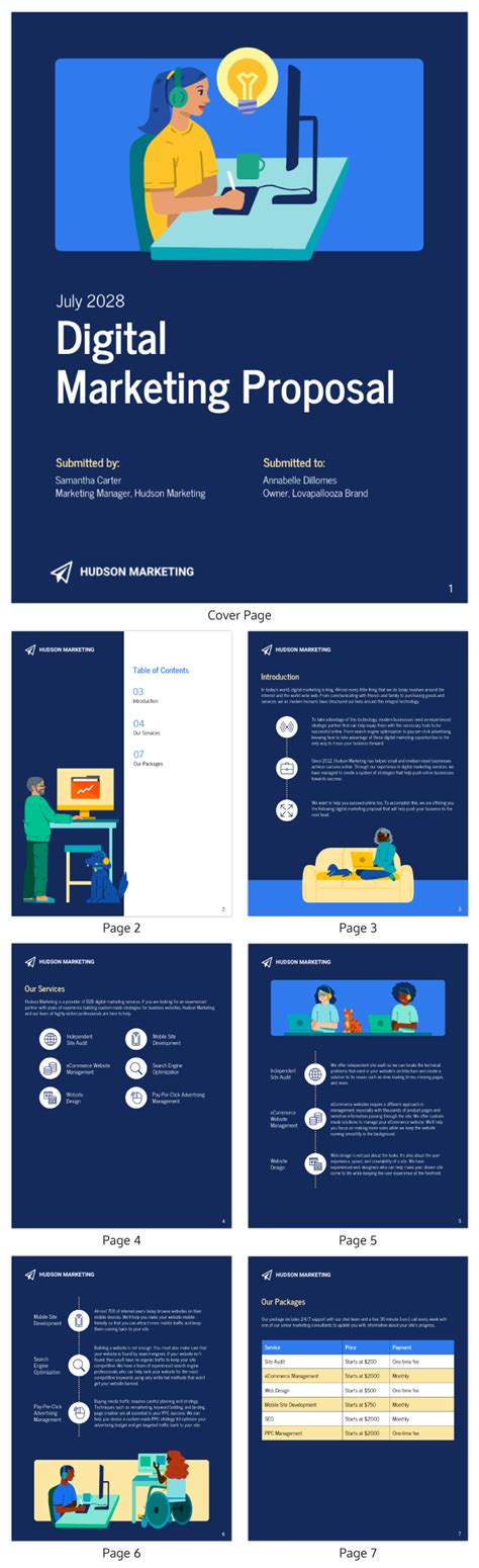 Digital Marketing Proposal Template