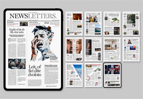 Digital Newspaper Template