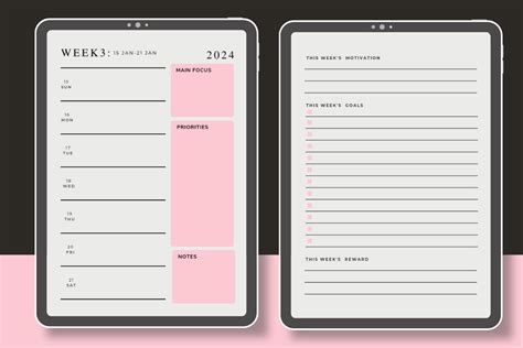 Digital Planner Templates