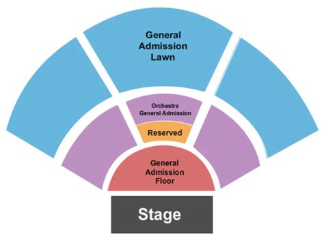 Dillon Amphitheater Seating Chart