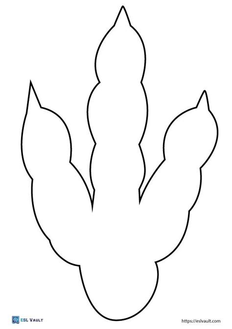 Dinosaur Feet Printable