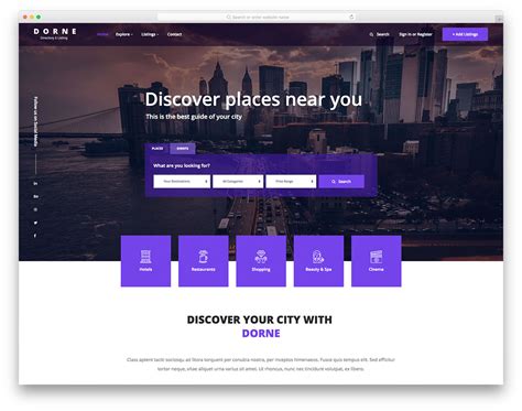 Directory Site Template