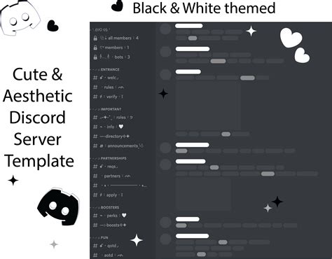 Discord Server Templates Aesthetic Copy And Paste