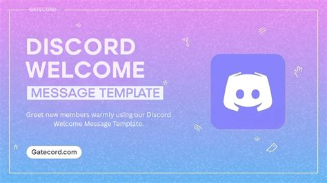 Discord Welcome Message Template Copy And Paste