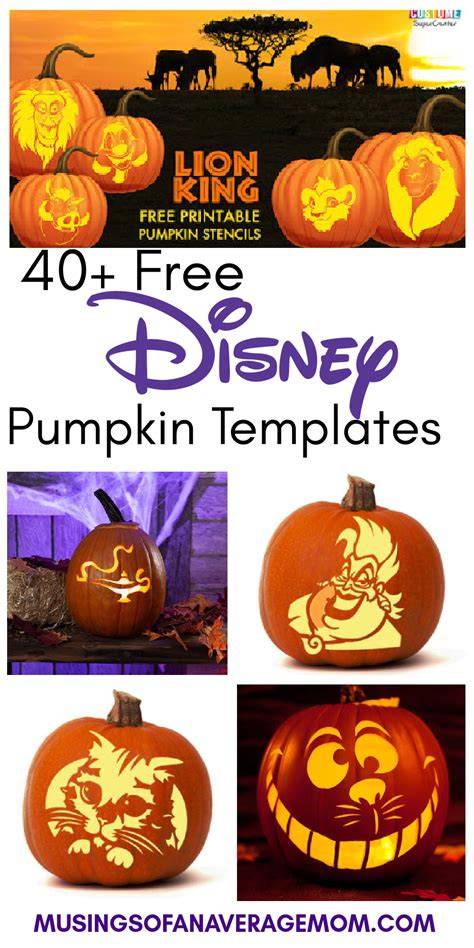 Disney Pumpkin Carving Template