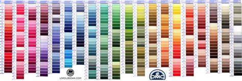 Dmc Threads Color Chart