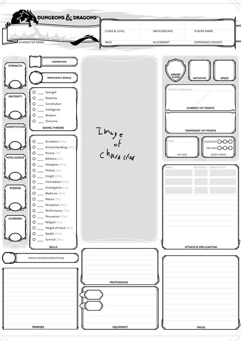 Dnd Character Template