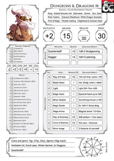 Dnd Oneshot Template
