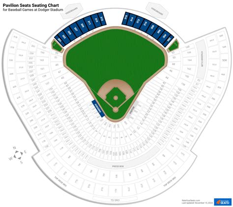 Dodger Stadium Pavilion Seating Chart