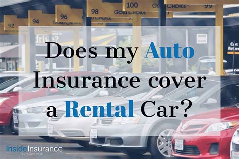 Does Car Insurance Cover Rental Cars