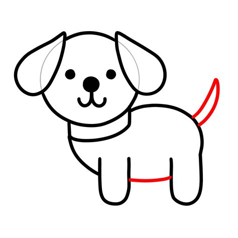 Dog Drawing Easy
