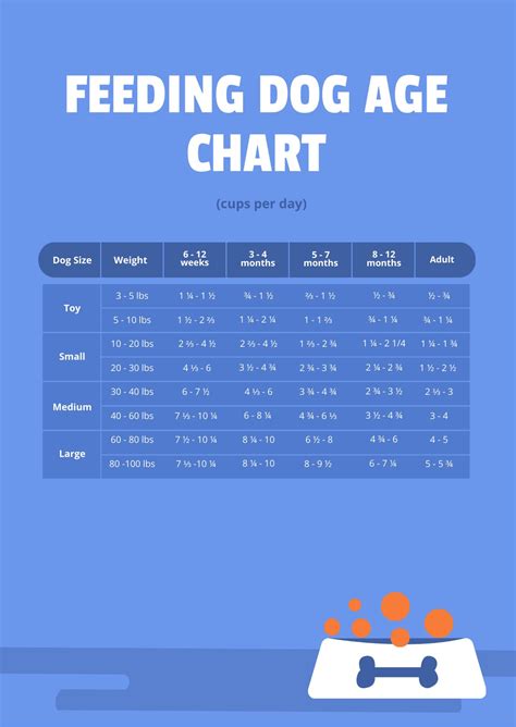 Dog Feeding Chart By Age