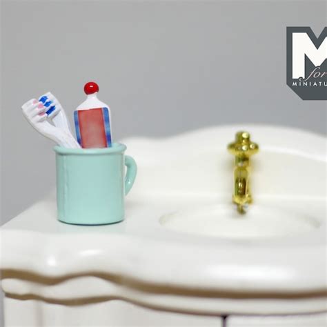 Dollhouse Printable Tooth Brush And Tooth Past