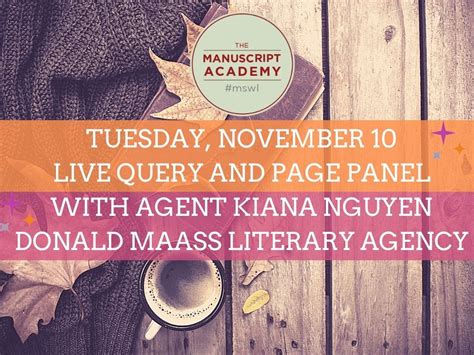 Donald Maass Manuscript Wish List