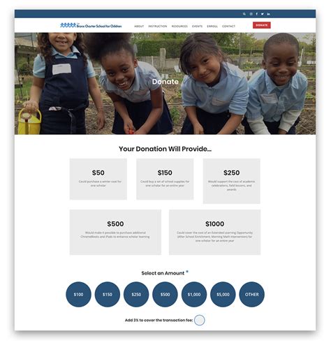 Donation Web Page Template