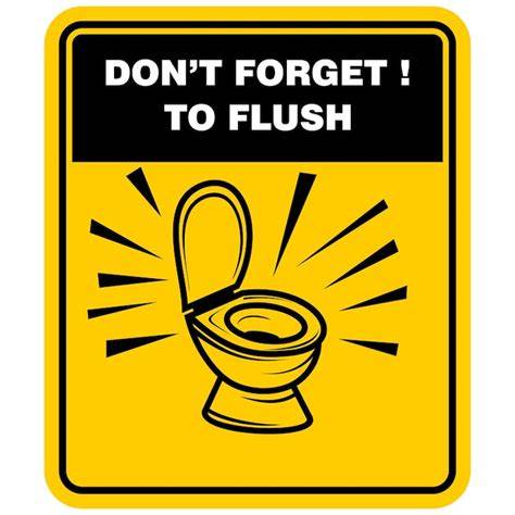 Dont Forget To Flush The Toilet Free Printable