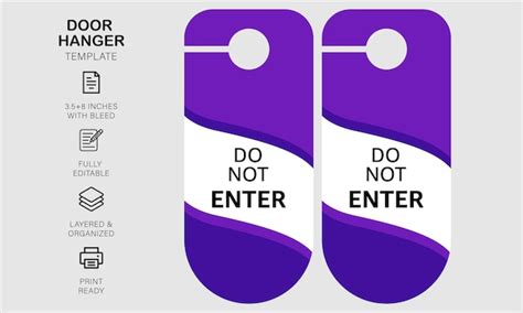 Door Hanger Design Template