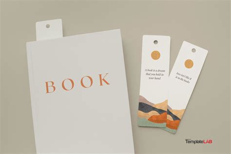 Double Sided Bookmark Template