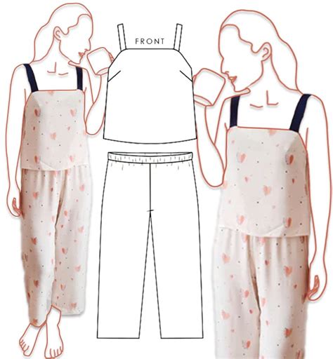 Downloadable Printable Pajama Pattern Free
