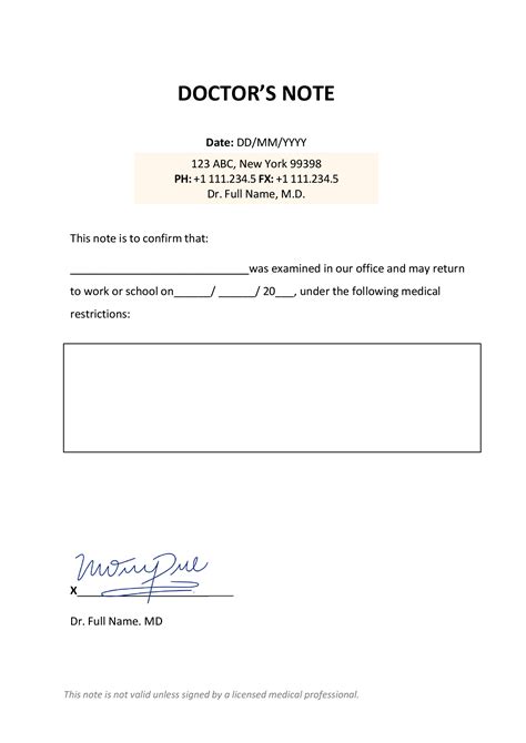 Dr.note Template