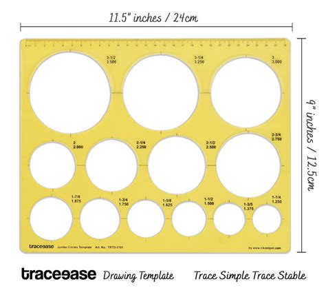 Drafting Circle Template