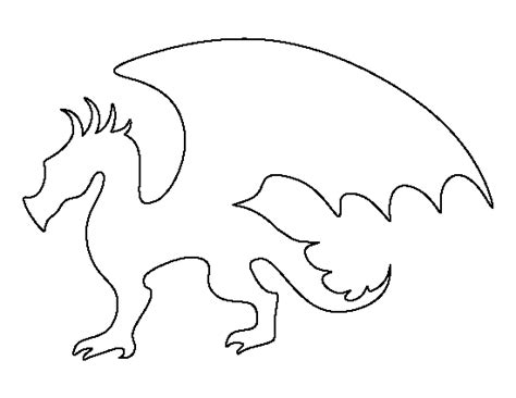 Dragon Templates Printable