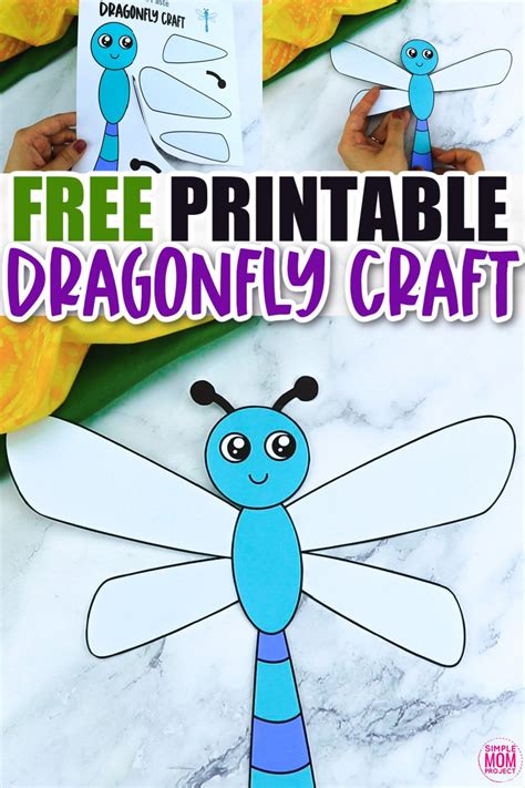 Dragonfly Craft Template