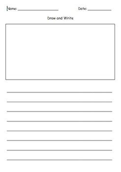Draw And Write Template