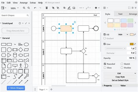 Draw.io Flowchart Template