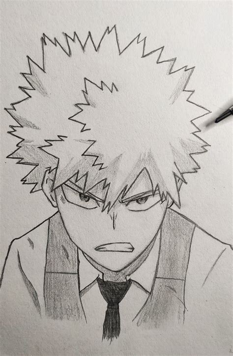 Drawing Bakugo