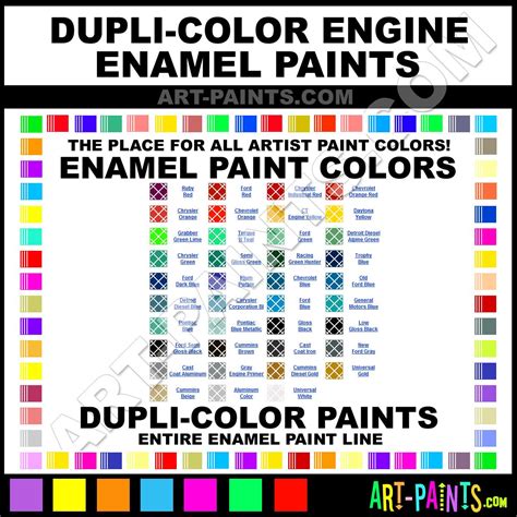 Dupli Color Paint Color Chart