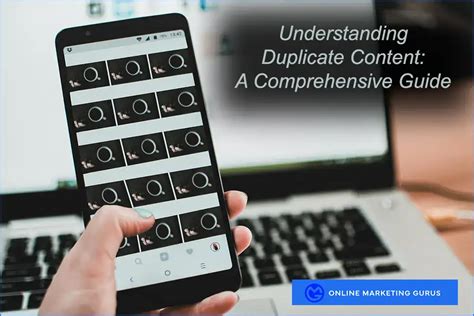 Duplicate Content Issues In Online Catalogs