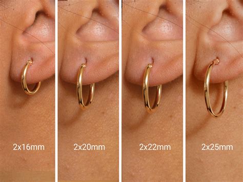 Earring Hoop Size Chart