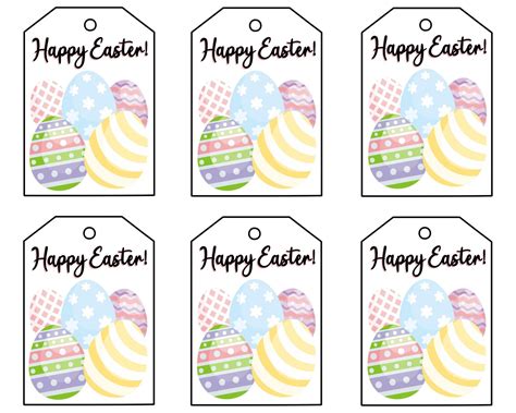 Easter Tags Printable Free