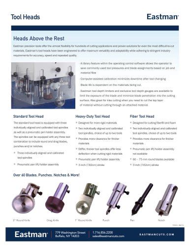 Eastman Tools Catalogue