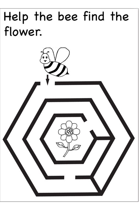 Easy Mazes For Preschoolers Printable