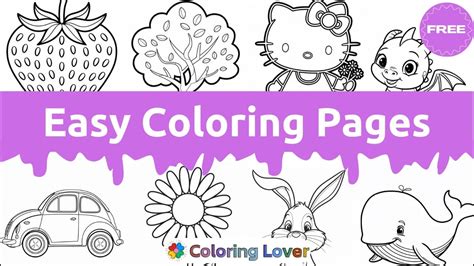 Easy Printable Coloring Pages