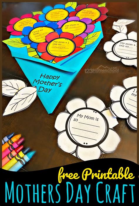 Easy Printable Crafts For Mothers Day