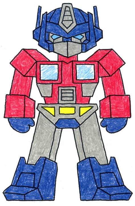 Easy To Draw Optimus Prime