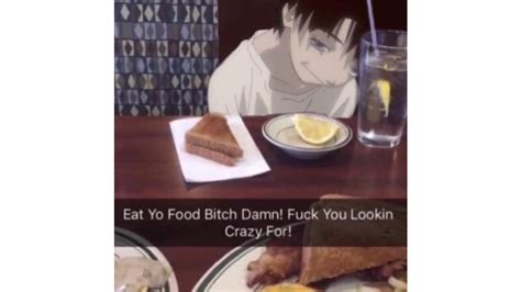 Eat Yo Food B Damn Template