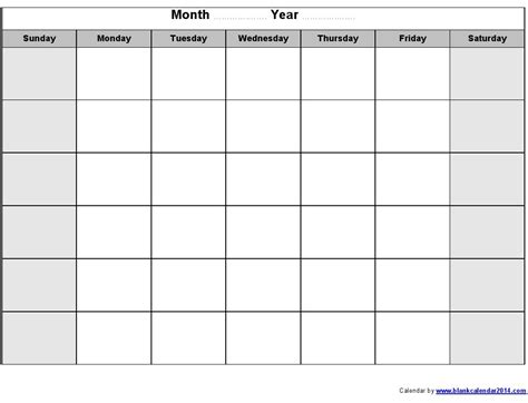 Editable Calendar Printable