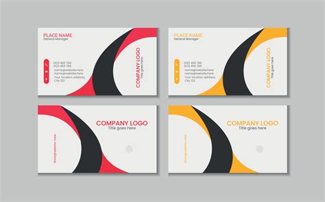 Editable Free Printable Business Card Templates